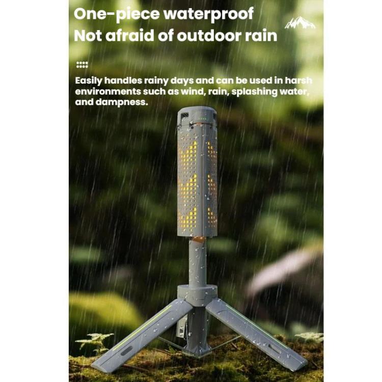 Lampada campeggio pieghevole 720° LED 20W con batteria