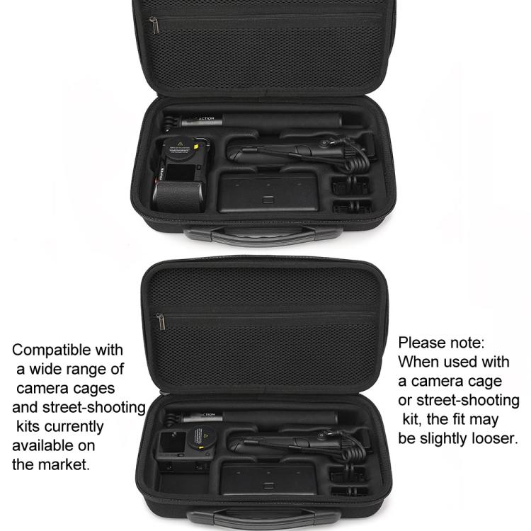 Per DJI Osmo Action 6 Adventure Combo: custodia per il trasporto, borsa a tracolla portatile, maniglia per batteria e asta di prolunga da 1,5 m, compatibile con gabbia.