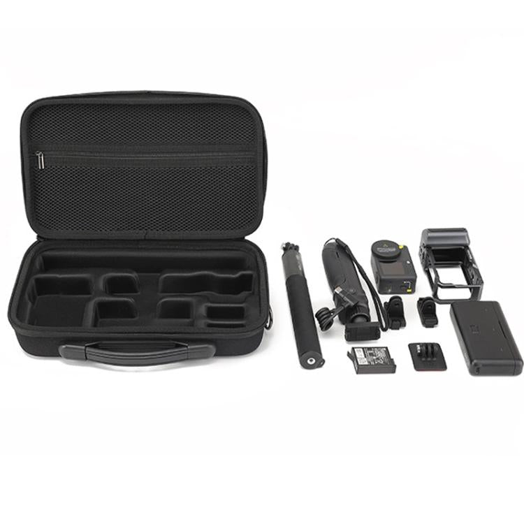Per DJI Osmo Action 6 Adventure Combo: custodia per il trasporto, borsa a tracolla portatile, maniglia per batteria e asta di prolunga da 1,5 m, compatibile con gabbia.