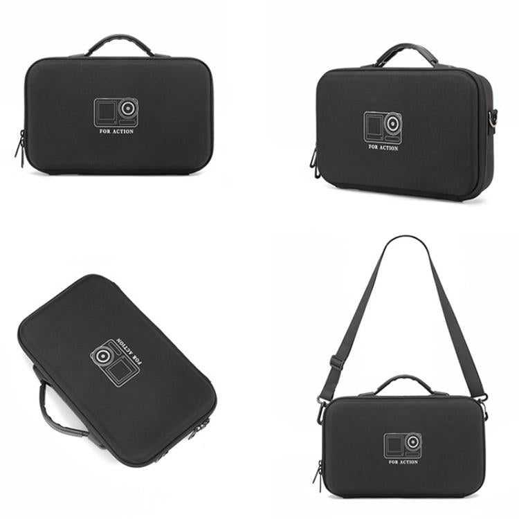 Per DJI Osmo Action 6 Adventure Combo: custodia per il trasporto, borsa a tracolla portatile, maniglia per batteria e asta di prolunga da 1,5 m, compatibile con gabbia.