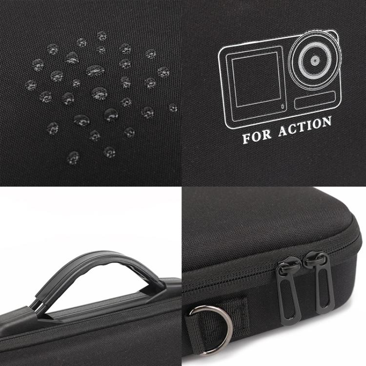 Per DJI Osmo Action 6 Adventure Combo: custodia per il trasporto, borsa a tracolla portatile, maniglia per batteria e asta di prolunga da 1,5 m, compatibile con gabbia.