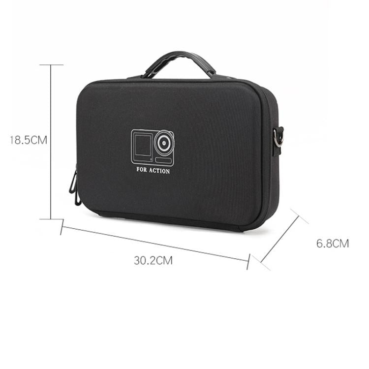 Per DJI Osmo Action 6 Adventure Combo: custodia per il trasporto, borsa a tracolla portatile, maniglia per batteria e asta di prolunga da 1,5 m, compatibile con gabbia.