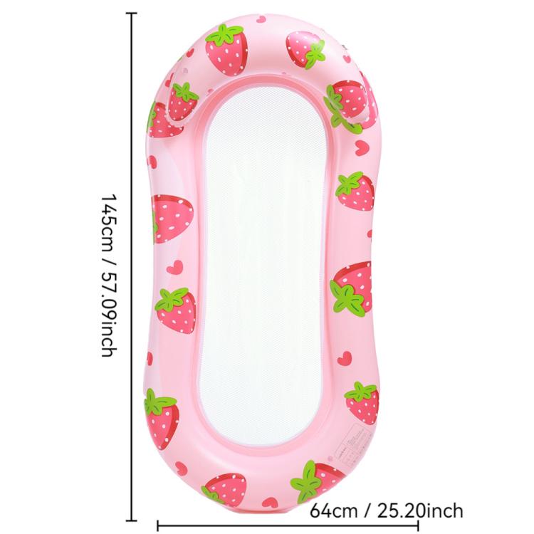 Materasso galleggiante gonfiabile ispessito, lettino ad aria, Yellow Lemon, Watermelon Pattern, Strawberry Pattern, Lime Pineapple Pattern, Sequined Starry Blue, Sequined Starry Pink, Sequins Watermelon Pattern, Sequins Strawberry Pattern, Sequins Merm...