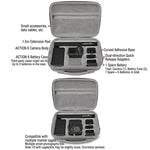 Custodia BKANO per DJI Osmo Action 6, borsa a tracolla portatile per asta di prolunga, custodia batteria, gabbia e accessori.