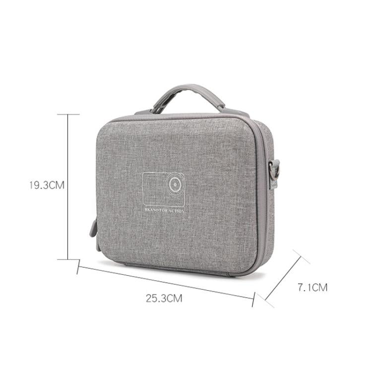 Custodia BKANO per DJI Osmo Action 6, borsa a tracolla portatile per asta di prolunga, custodia batteria, gabbia e accessori.