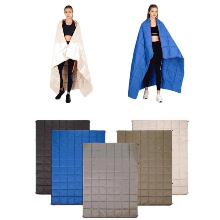 Coperta termica portatile da campeggio per esterni, tappetino da campeggio impermeabile, Black 1-1, Grey 1-2, Green 1-3, Blue 1-4, Beige 1-5, Black 2-1, Grey 2-2, Green 2-3, Blue 2-4, Beige 2-5, Black 3-1, Grey 3-2, Green 3-3, Blue 3-4, Beige 3-5      ...
