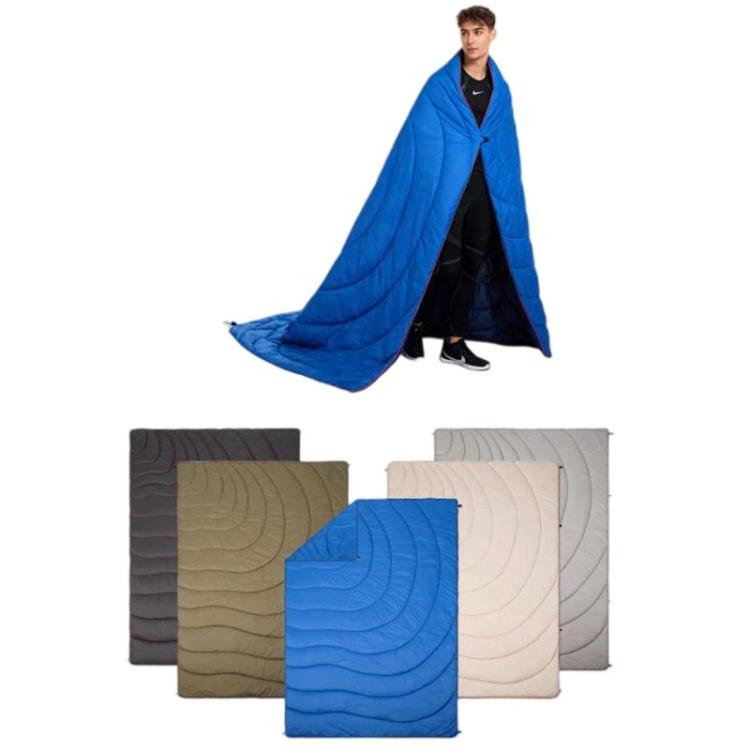 Coperta termica portatile da campeggio per esterni, tappetino da campeggio impermeabile, Black 1-1, Grey 1-2, Green 1-3, Blue 1-4, Beige 1-5, Black 2-1, Grey 2-2, Green 2-3, Blue 2-4, Beige 2-5, Black 3-1, Grey 3-2, Green 3-3, Blue 3-4, Beige 3-5      ...