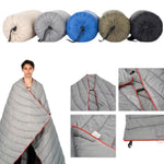 Coperta termica portatile da campeggio per esterni, tappetino da campeggio impermeabile, Black 1-1, Grey 1-2, Green 1-3, Blue 1-4, Beige 1-5, Black 2-1, Grey 2-2, Green 2-3, Blue 2-4, Beige 2-5, Black 3-1, Grey 3-2, Green 3-3, Blue 3-4, Beige 3-5      ...