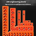 Posizionatore ad angolo retto, lastre, fissaggio cuciture, staffe angolari in plastica a forma di L, 3 inch, 4 inch, 6 inch, 8 inch