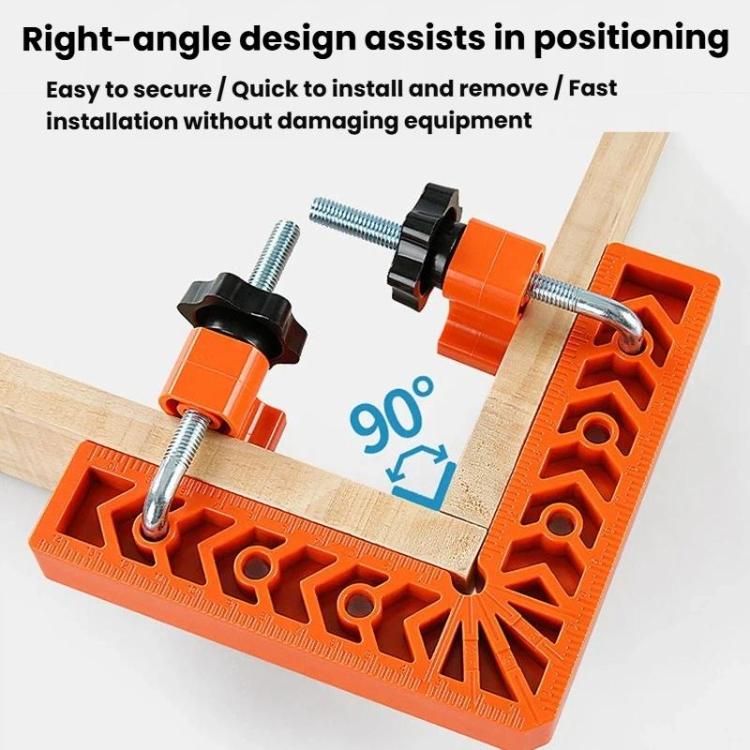 Posizionatore ad angolo retto, lastre, fissaggio cuciture, staffe angolari in plastica a forma di L, 3 inch, 4 inch, 6 inch, 8 inch