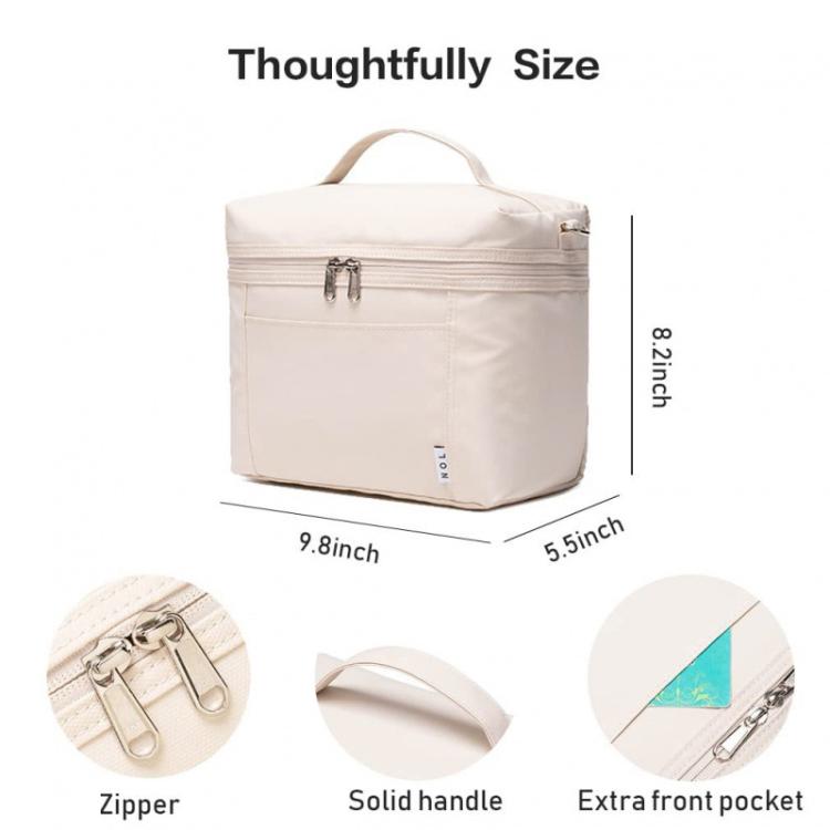 Borsa termica a doppio strato NOL, portatile, di grande capacità, ideale per picnic all'aperto.