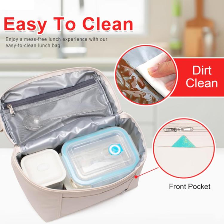 Borsa termica a doppio strato NOL, portatile, di grande capacità, ideale per picnic all'aperto.