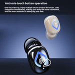 Auricolare Bluetooth V08 Mini Button in-ear, impermeabile IPX3, singolo auricolare