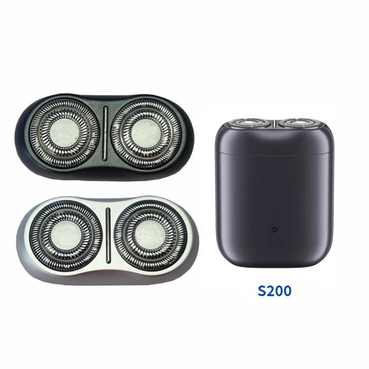 Testina di ricambio a doppio binario con coperchio flottante per rasoio elettrico Xiaomi S200.