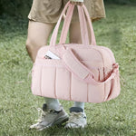 Borsa da viaggio portatile con scomparti, borsa impermeabile/asciutta per palestra