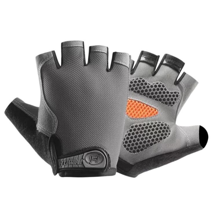 Guanti traspiranti a mezze dita per fitness e sport all'aria aperta, antiscivolo e resistenti all'usura, ideali per l'alpinismo., S, M, L