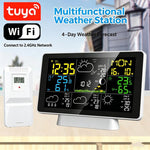 Stazione meteorologica WiFi compatibile Tuya con termometro wirel