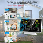 Stazione meteorologica WiFi compatibile Tuya con termometro wirel