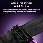 Spazzola lisciante per capelli portatile senza fili con display digitale e ioni negativi, per la cura dei capelli. Pettine per lo styling senza fili.