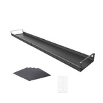 Ripiano posteriore telescopico per piano cottura, porta spezie magnetico