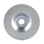 Disco da taglio diamantato, mola a tazza brasata per marmo, mola per la levigatura di bordi di piastrelle in ceramica e quarzo per smerigliatrice angolare., Silver, Silver With Teeth, Gold, Gold With Teeth