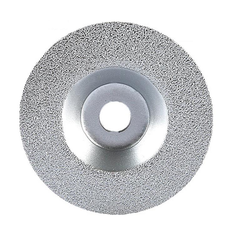 Disco da taglio diamantato, mola a tazza brasata per marmo, mola per la levigatura di bordi di piastrelle in ceramica e quarzo per smerigliatrice angolare., Silver, Silver With Teeth, Gold, Gold With Teeth
