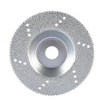 Disco da taglio diamantato, mola a tazza brasata per marmo, mola per la levigatura di bordi di piastrelle in ceramica e quarzo per smerigliatrice angolare., Silver, Silver With Teeth, Gold, Gold With Teeth