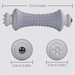 Rullo massaggiante multifunzionale per allenamento dell'arco plantare, yoga, rilassamento muscolare, fascia plantare, massaggiatore per piedi, Pink Magnetic Bead, Green Magnetic Bead, Gray Magnetic Bead, Purple Magnetic Bead, Pink Stainless Steel Bead ...