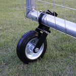 Ruote ausiliarie per cancelli agricoli per impieghi gravosi, per telai di porte esterne.
