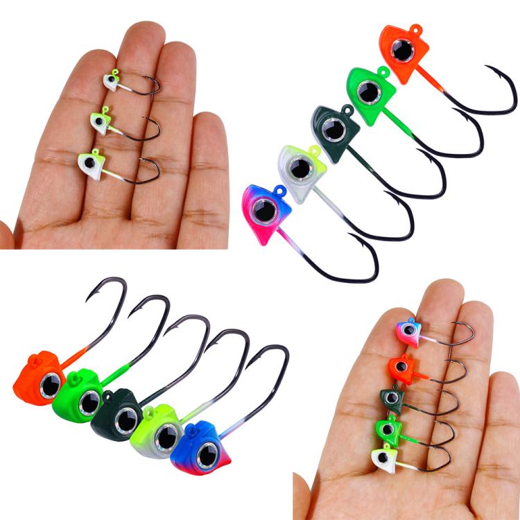 Amo Micro Triangle Jig Head per pesca 0,85-3,5g