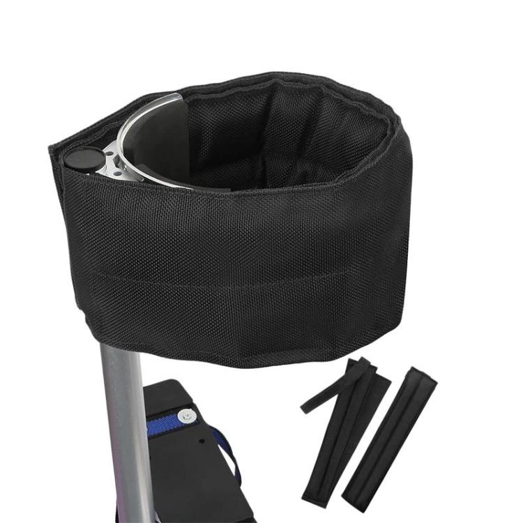 Set di 2 pezzi: cinghia di fissaggio regolabile per trampoli e cintura di fissaggio per gambe.