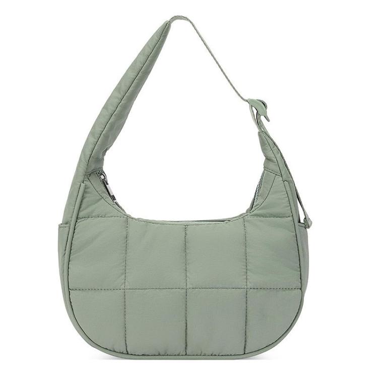 Borsa a mano da donna monospalla in piuma con tracolla regolabile