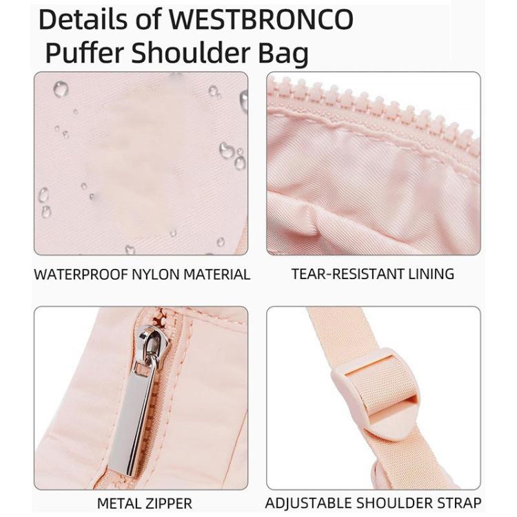 Borsa a mano da donna monospalla in piuma con tracolla regolabile