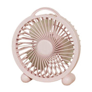 Portable Desktop Fan High-Wind Table Fan For Dormitory & Office, 4 inch Plug-in White, 4 inch Plug-in Green, 4 inch Plug-in Pink, 6 inch Rechargeable White, 6 inch Rechargeable Green, 6 inch Rechargeable Pink
