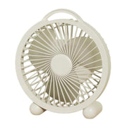 Portable Desktop Fan High-Wind Table Fan For Dormitory & Office, 4 inch Plug-in White, 4 inch Plug-in Green, 4 inch Plug-in Pink, 6 inch Rechargeable White, 6 inch Rechargeable Green, 6 inch Rechargeable Pink