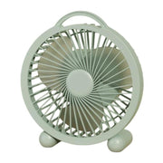 Portable Desktop Fan High-Wind Table Fan For Dormitory & Office, 4 inch Plug-in White, 4 inch Plug-in Green, 4 inch Plug-in Pink, 6 inch Rechargeable White, 6 inch Rechargeable Green, 6 inch Rechargeable Pink