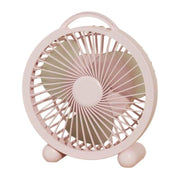 Portable Desktop Fan High-Wind Table Fan For Dormitory & Office, 4 inch Plug-in White, 4 inch Plug-in Green, 4 inch Plug-in Pink, 6 inch Rechargeable White, 6 inch Rechargeable Green, 6 inch Rechargeable Pink