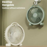 Ventilatore da tavolo portatile 4-6 pollici ricaricabile