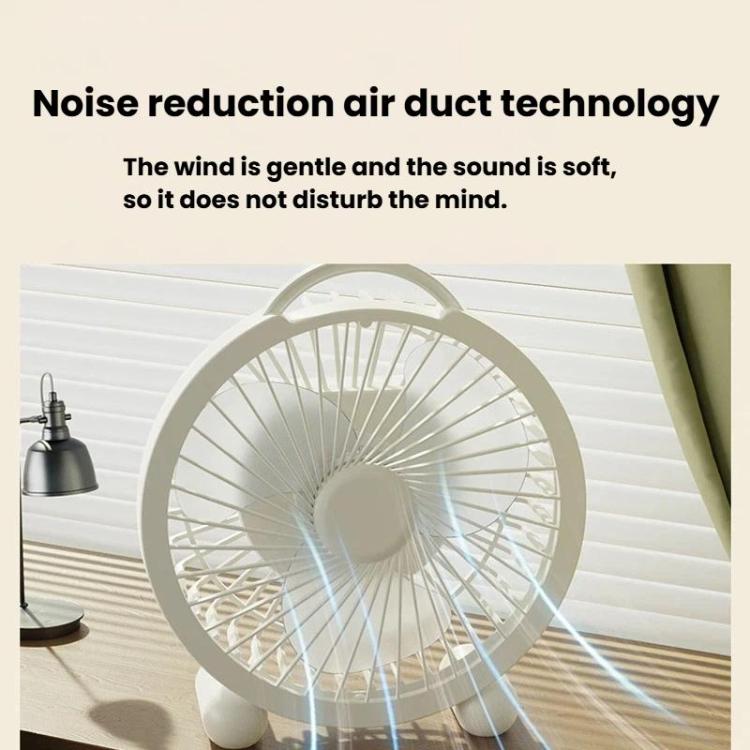 Ventilatore da tavolo portatile 4-6 pollici ricaricabile