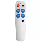 Telecomando universale a 7 tasti per anziani, facile da usare, con pulsanti grandi e infrarossi, per TV/STB/DVD/DVB/HiFi., Silver, Black, Backlit Edition