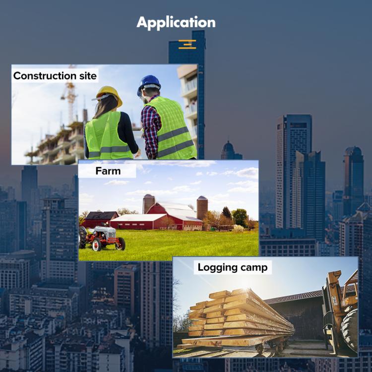 1pair Heavy-Duty IP67 Waterproof Dual PTT Outdoor Shock-Resistant Walkie Talkies, RETEVIS RB48 FRS, RETEVIS RB648 PMR446