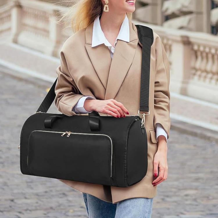 Borsa da viaggio pieghevole e resistente per riporre e appendere abiti.