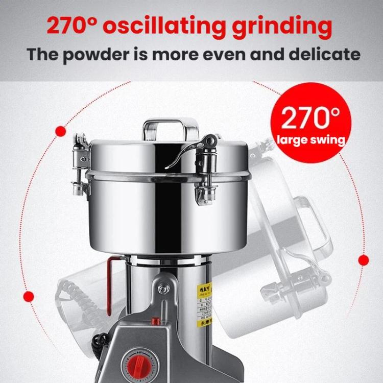 Macinino per spezie con motore potente da 1000 g, tritatutto per cereali domestici, macchina per rompere le pareti cellulari, UK Plug, EU Plug