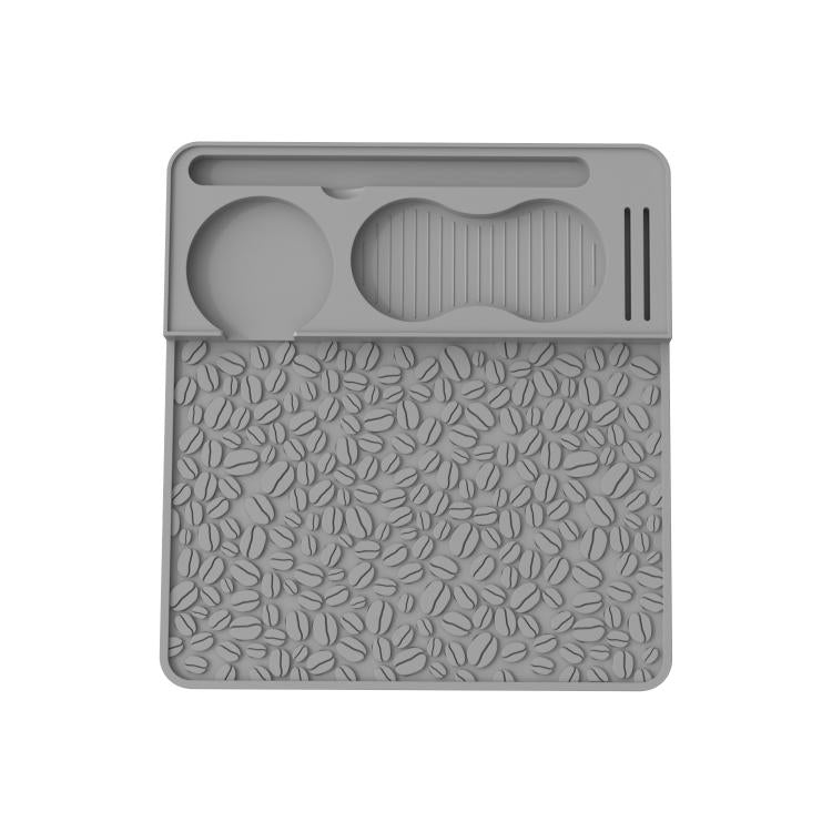 Tappetino in silicone per pressino da caffè espresso, stazione multifunzione per pressino da caffè, tappetino antiscivolo per bar espresso