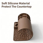 Tappetino in silicone per pressino da caffè espresso, stazione multifunzione per pressino da caffè, tappetino antiscivolo per bar espresso