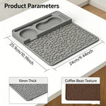 Tappetino in silicone per pressino da caffè espresso, stazione multifunzione per pressino da caffè, tappetino antiscivolo per bar espresso