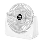 Ventilatore da tavolo da 6 pollici con 3 velocità, silenzioso, ideale per l'estate.