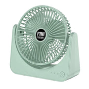 Ventilatore da tavolo da 6 pollici con 3 velocità, silenzioso, ideale per l'estate.