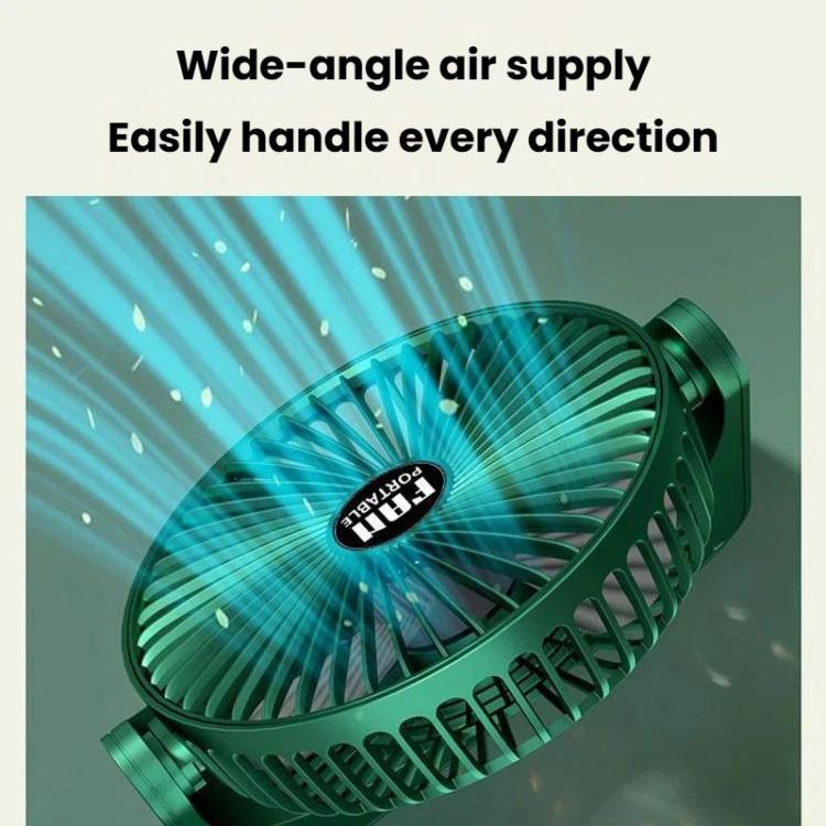 Ventilatore da tavolo da 6 pollici con 3 velocità, silenzioso, ideale per l'estate.