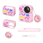 Custodia in silicone aMaginsn Fun Pattern 5 in 1 per DJI Osmo Nano, con protezione completa per l'obiettivo.